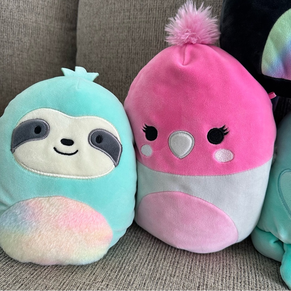 Squishmallows Colorful Plush Toy Set - Picture 2 of 7